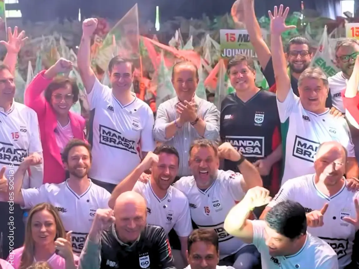 Com Jorginho Mello presente, mega evento do MDB de Santa Catarina celebra 60 anos do partido