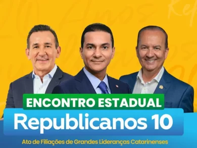 Encontro Estadual do Republicanos será marcado por filiações de peso e pela presença de Jorginho Mello