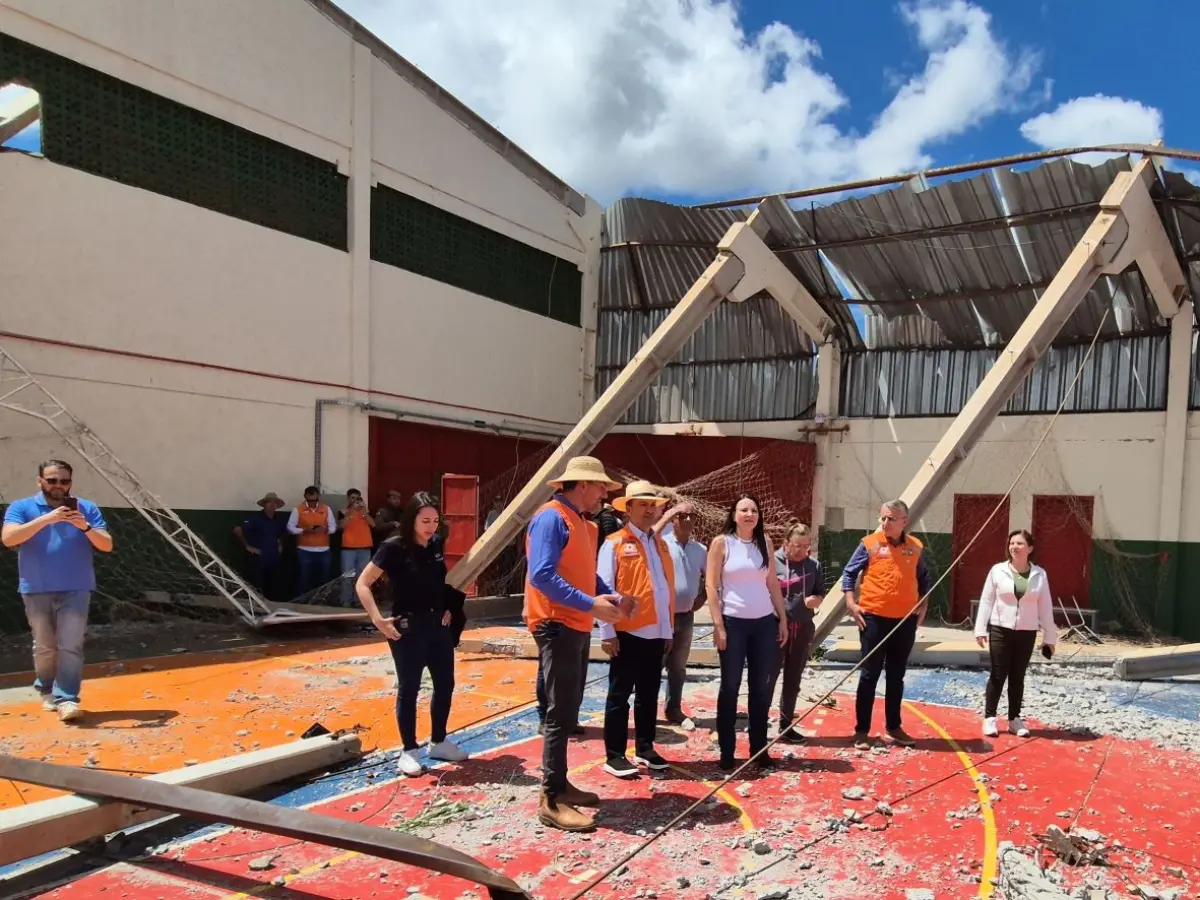Escolas estaduais de SC vão receber bunkers contra tempestades para aumentar a segurança