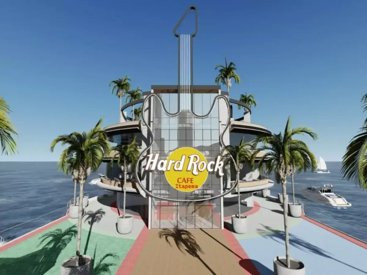 Hard Rock Café flutuante impulsiona a transformação turística de Itapema