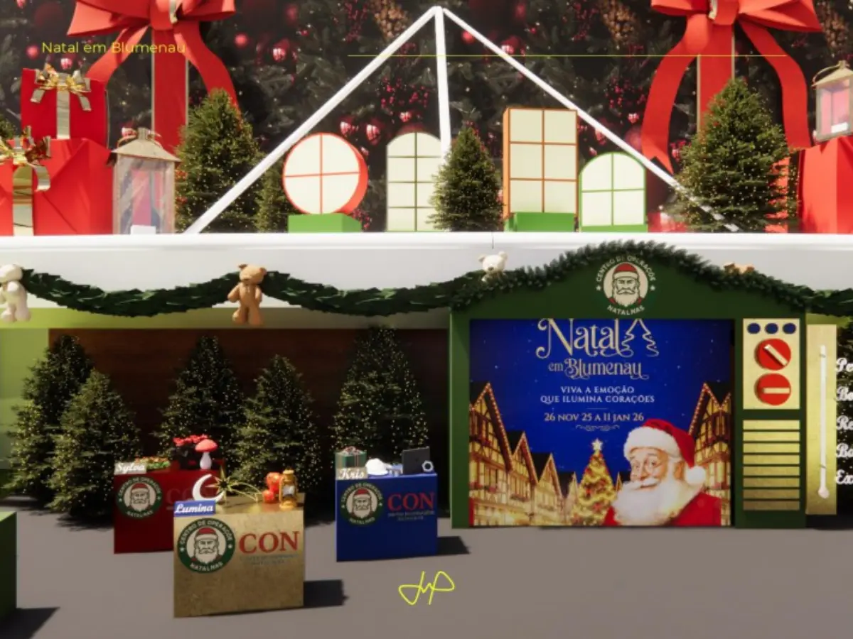 Natal em Blumenau 2025 encantará o público com desfiles e o Luminous Show