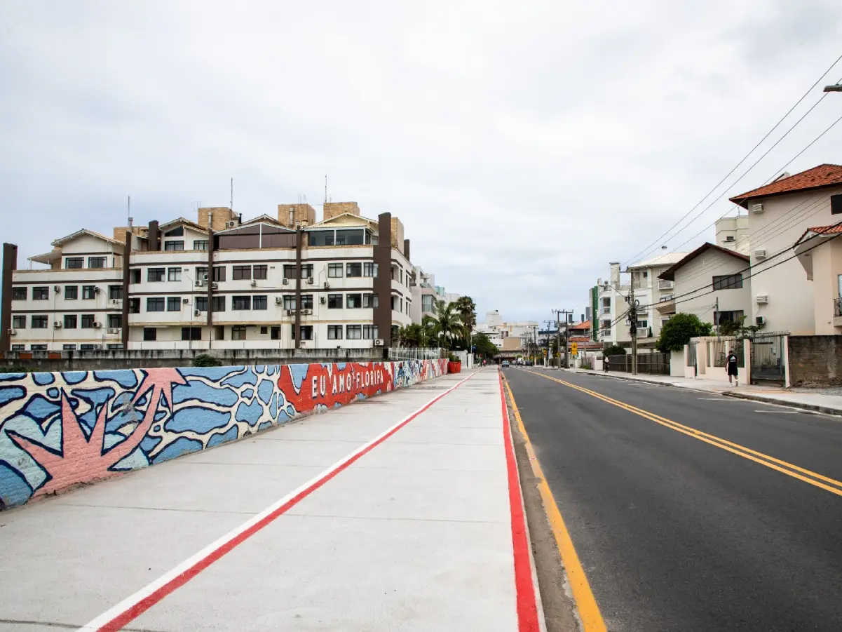 Revitalização da Rua das Gaivotas melhora a mobilidade no Norte de Florianópolis