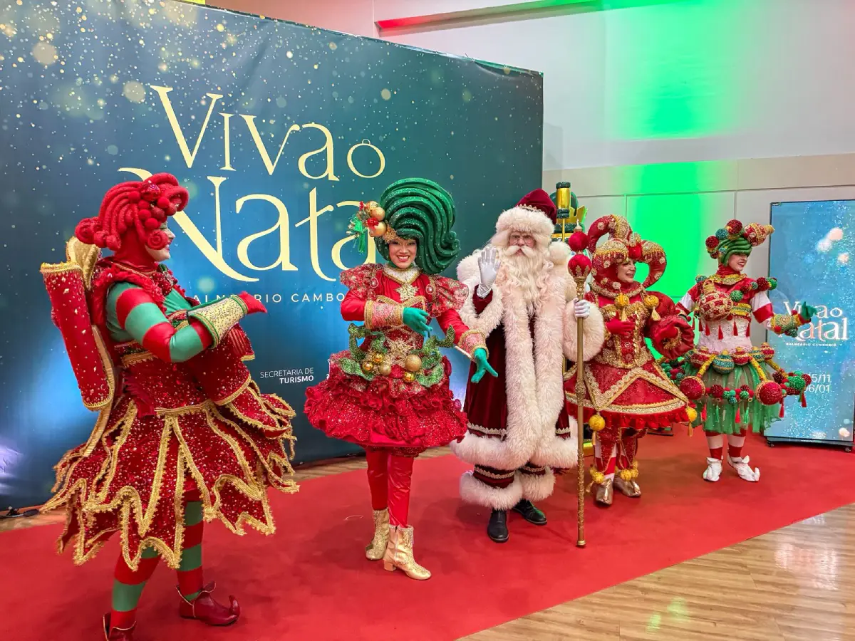 Viva o Natal BC 2025 transforma Balneário Camboriú em um cenário encantado