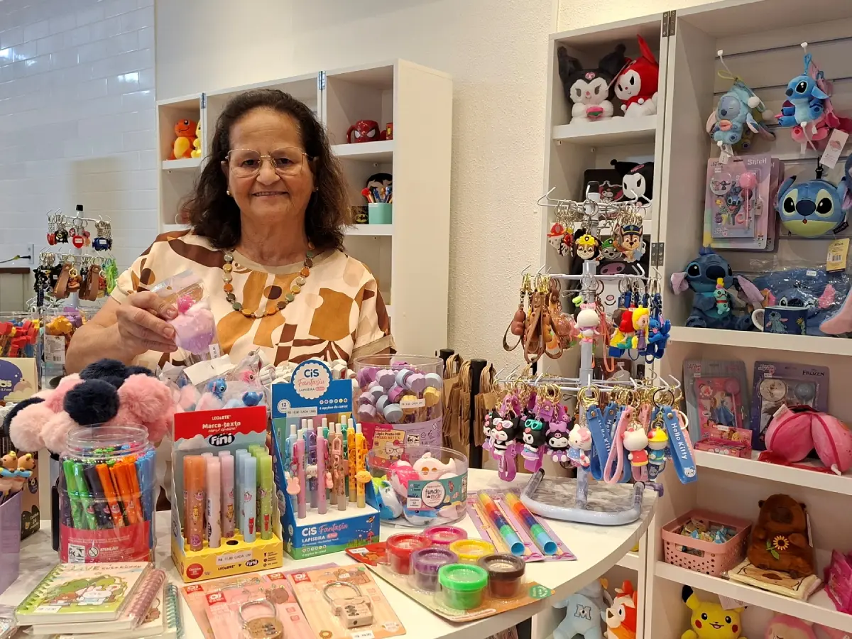 Empreendedora de Florianópolis abre negócio próprio aos 61 anos