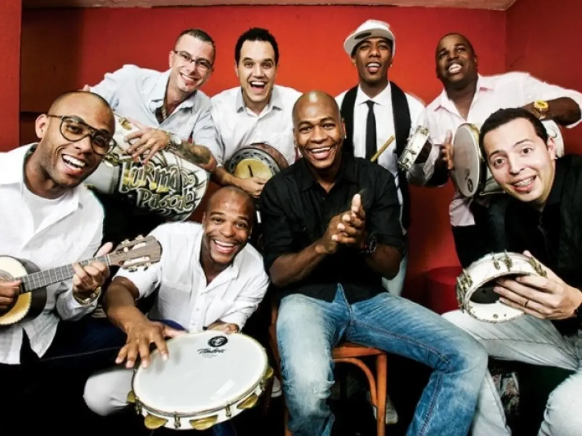 Turma do Pagode faz show no P12, em Jurerê In, durante a programação de fevereiro.