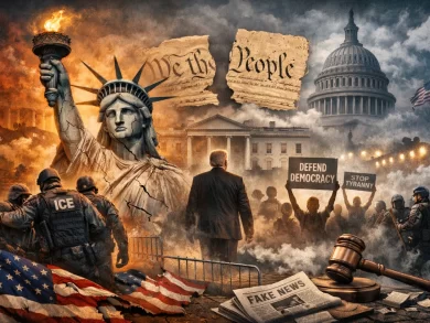 Democracia norte-americana enfrenta erosão institucional sob Trump