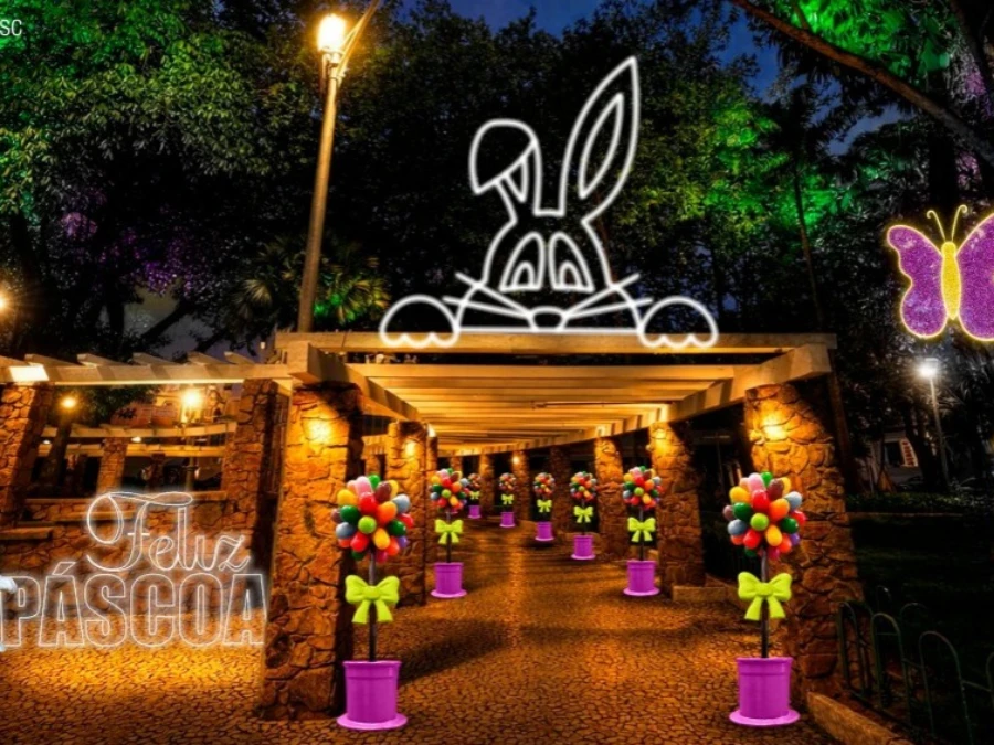Páscoa Floripa 2026 transforma Praça XV e Alfândega