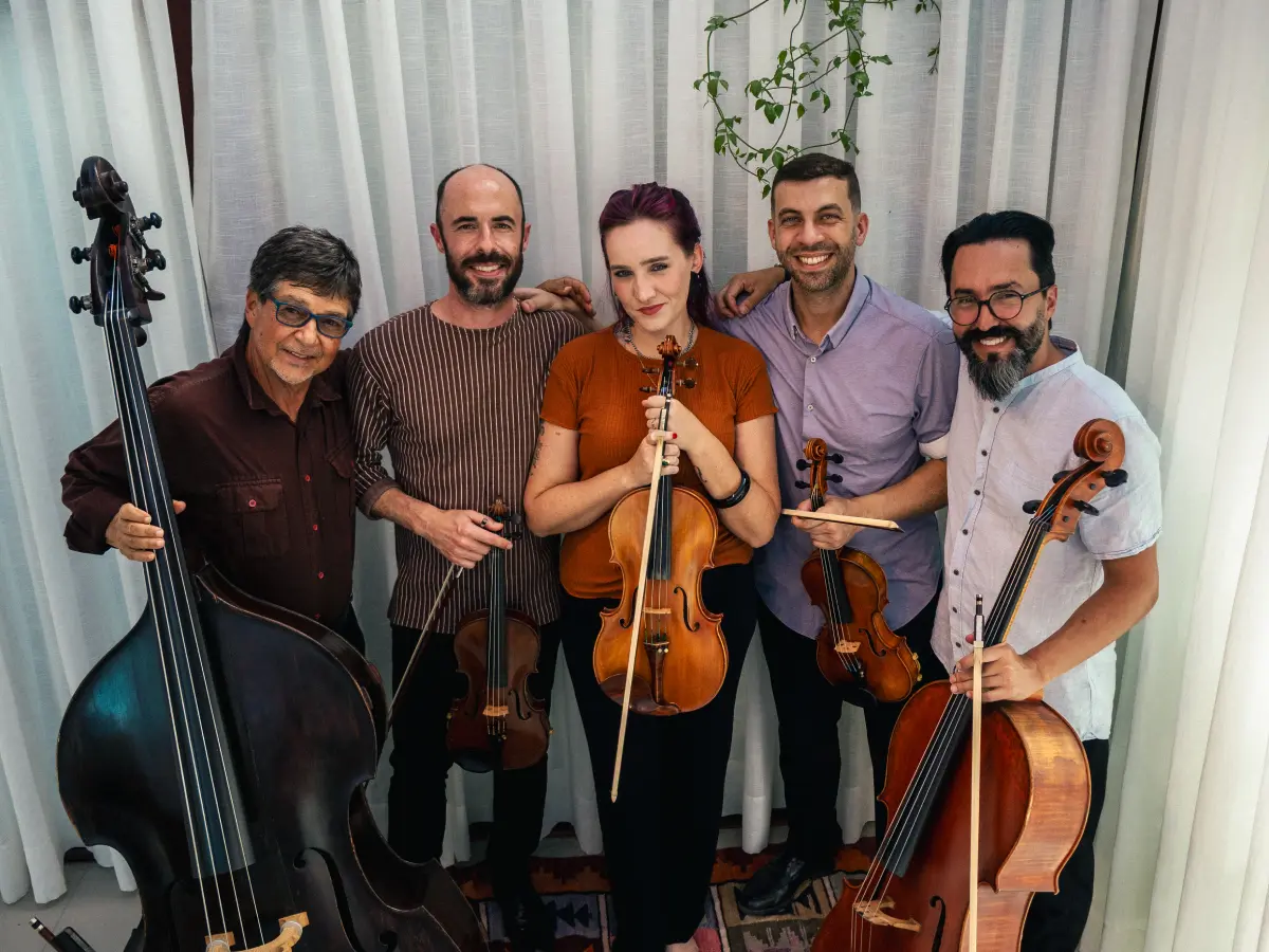 Evento gratuito leva a música brasileira ao TAC com Quinteto de Cordas da Ilha