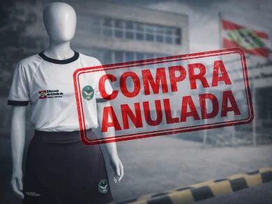 TCE-SC anula compra de uniformes escolares e aponta risco de prejuízo de R$ 21 milhões ao Estado