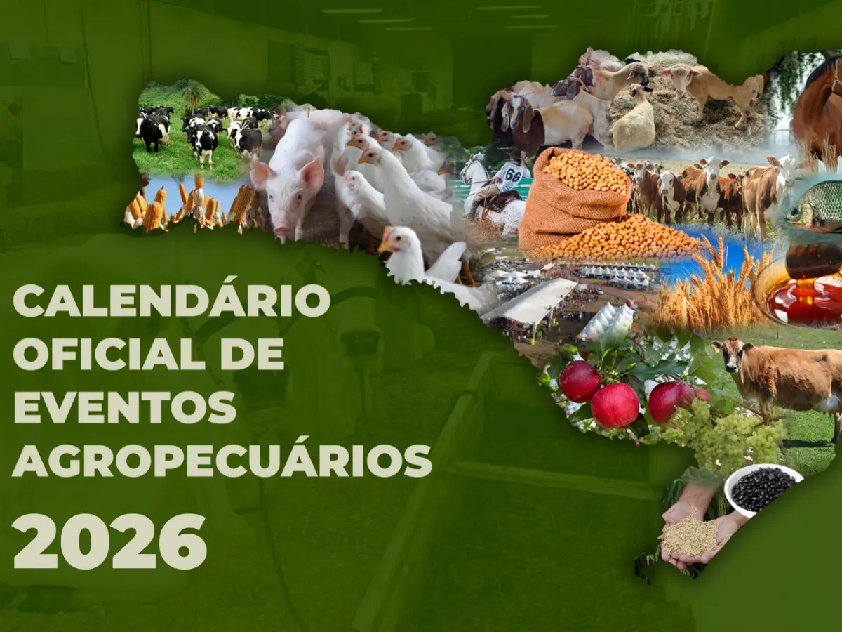 Santa Catarina divulga Calendário de Eventos Agropecuários 2026 com 456 atividades