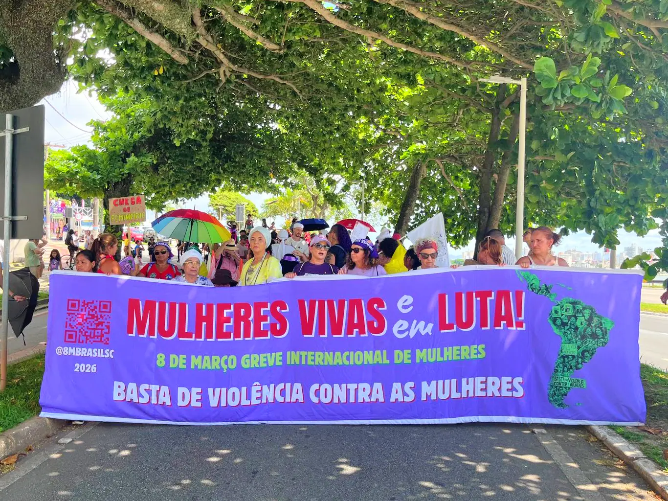Marcha e atos culturais marcam o 8M em Florianópolis e outras cidades de SC