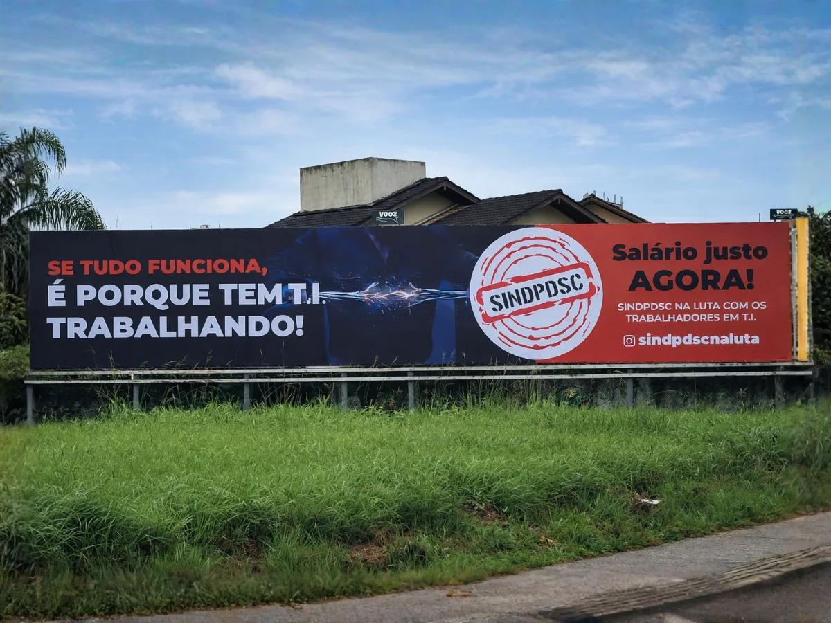 “Sem TI nada funciona”: trabalhadores lançam campanha salarial em Santa Catarina