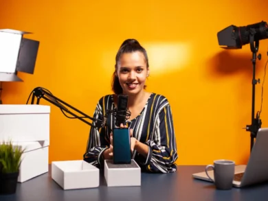 criadora de conteúdo empreendedora