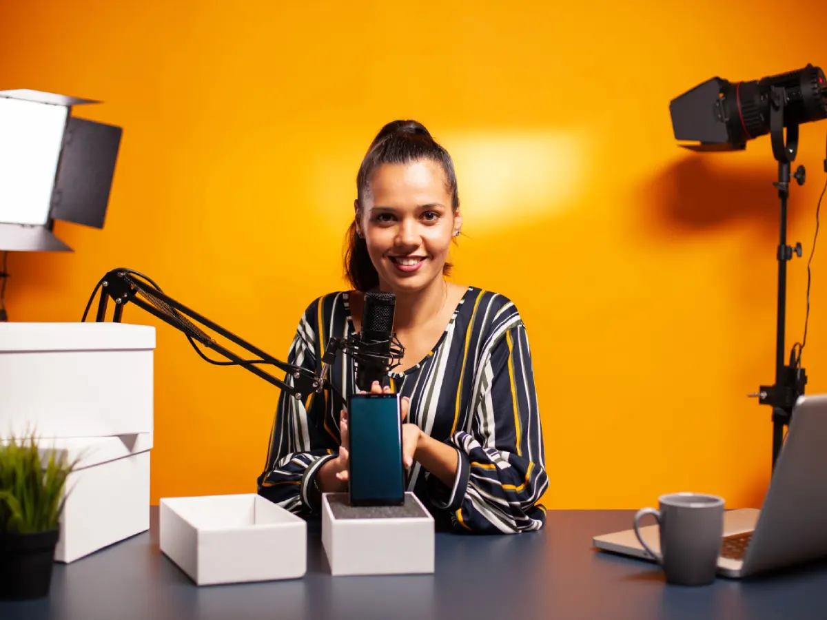 criadora de conteúdo empreendedora
