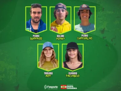 Cinco atletas de Santa Catarina representam o estado na Copa do Mundo de Skate Park em Roma