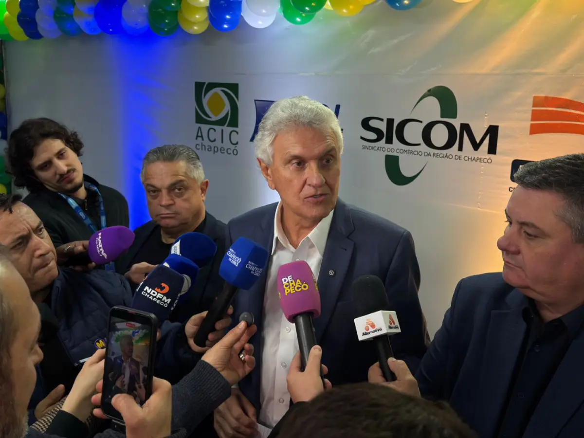 Ronaldo Caiado participa de encontro do PSD em Lages e reforça articulações políticas em Santa Catarina