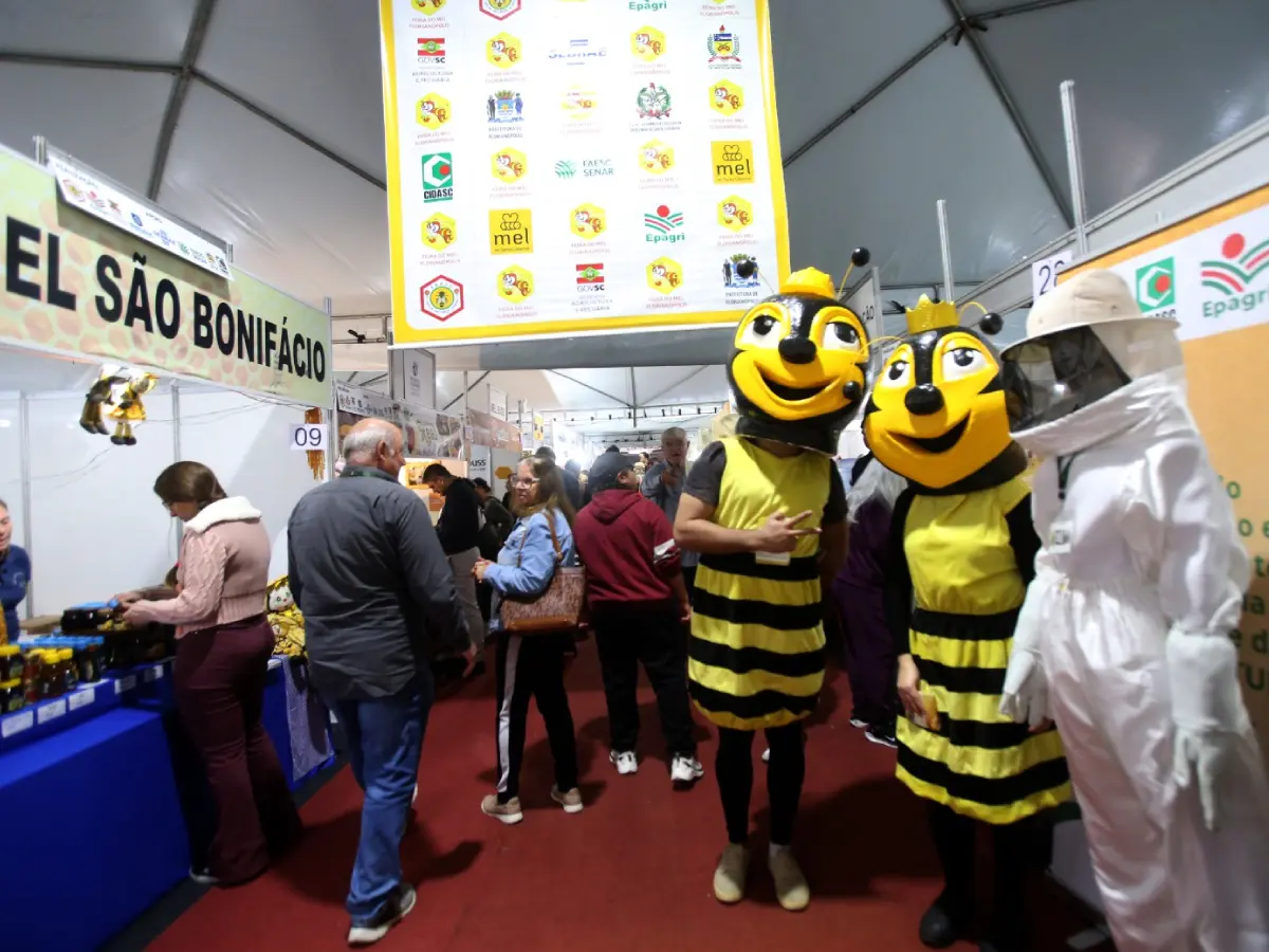 Feira do Mel de Santa Catarina bate recorde com 55 toneladas vendidas