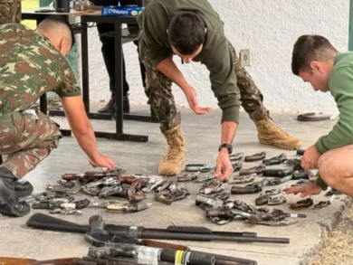 Polícia Federal destrói 70 armas de fogo em Santa Catarina e prevê eliminação de outras 700