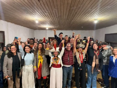 lancamento pre candidatura liderancas indigenas grande florianopolis eliara e kerexu