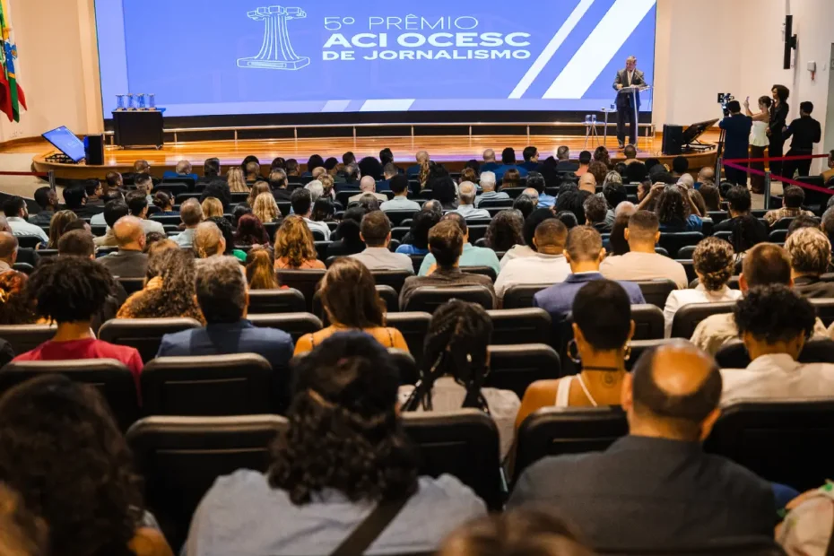 Prêmio ACI OCESC de Jornalismo abre inscrições com mais de R$ 100 mil em premiações