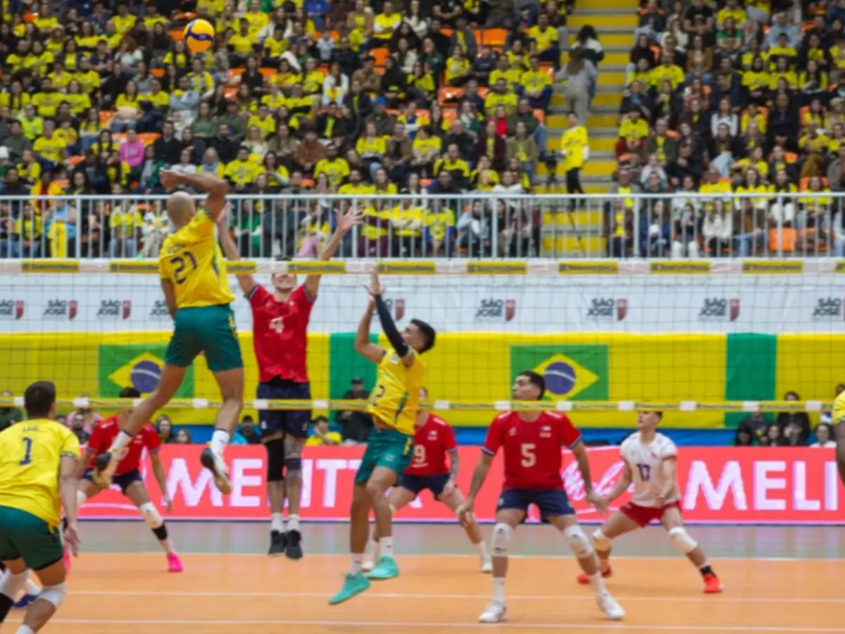 Voleibol em São José: Arena Multiuso recebe último amistoso entre Brasil e Chile nesta quinta-feira
