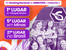 Gabarito Educação conquista 5ª posição no ENEM em Minas