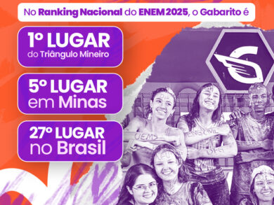 Gabarito Educação conquista 5ª posição no ENEM em Minas