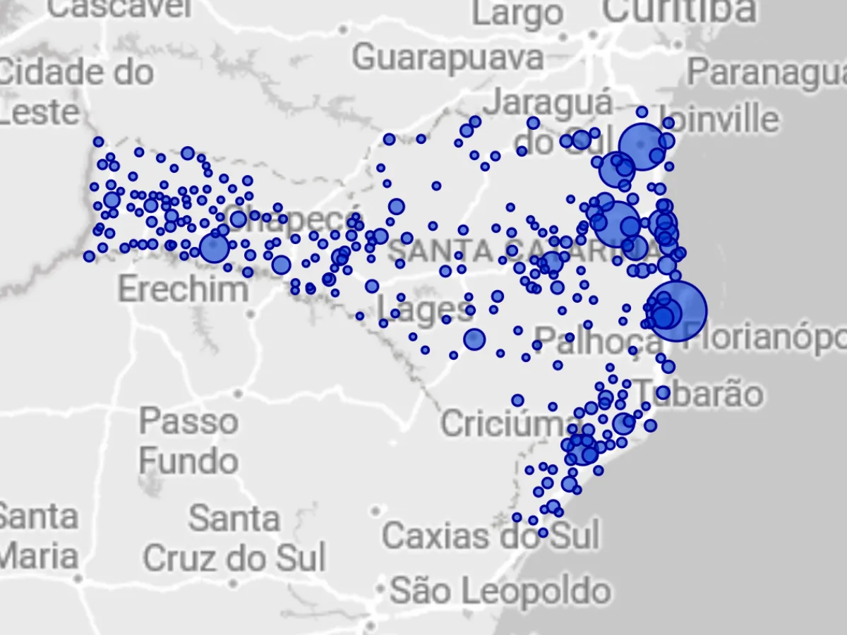 mapa da industria criativa em santa catarina sc