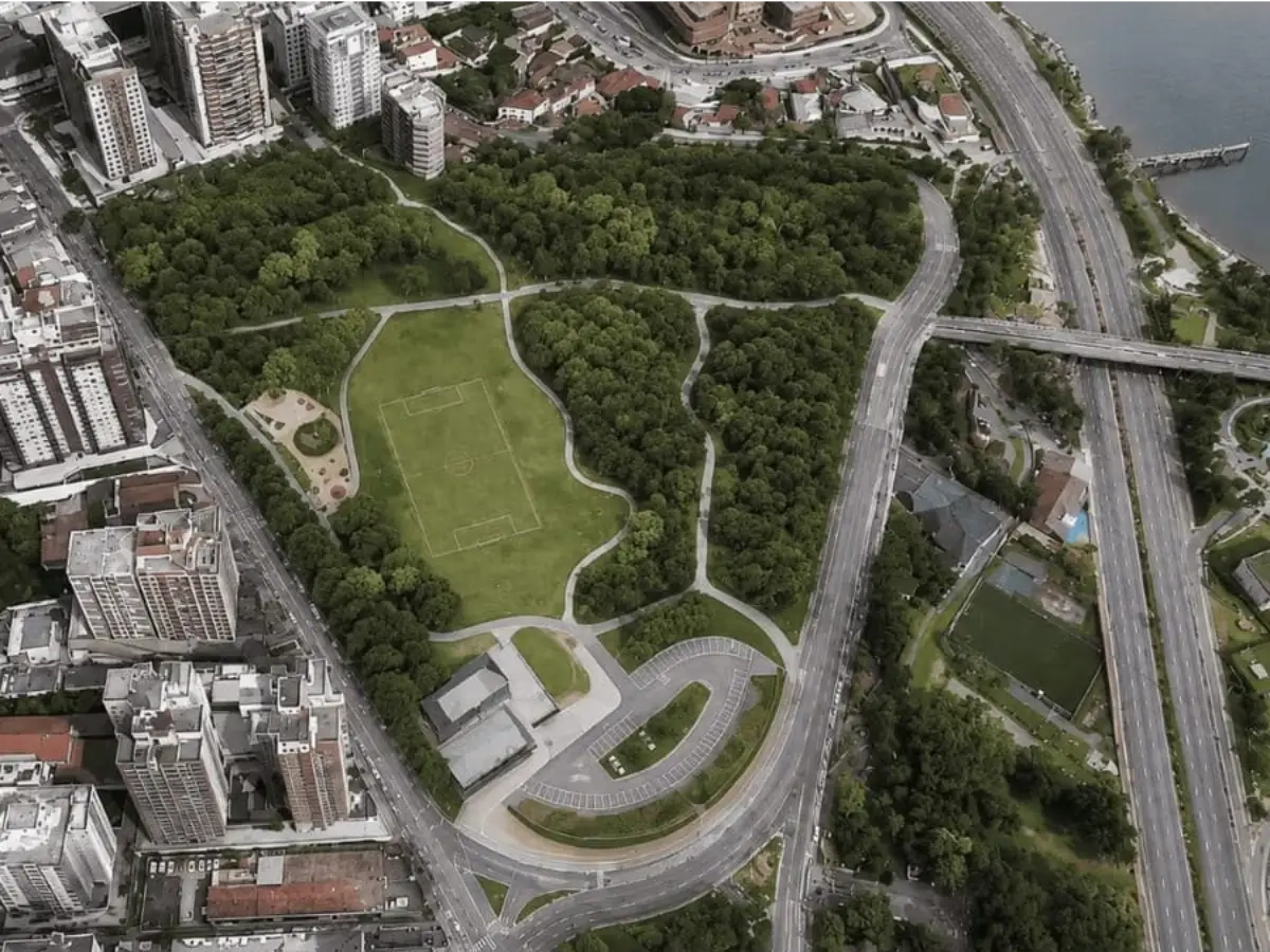 parque da luz vista aerea