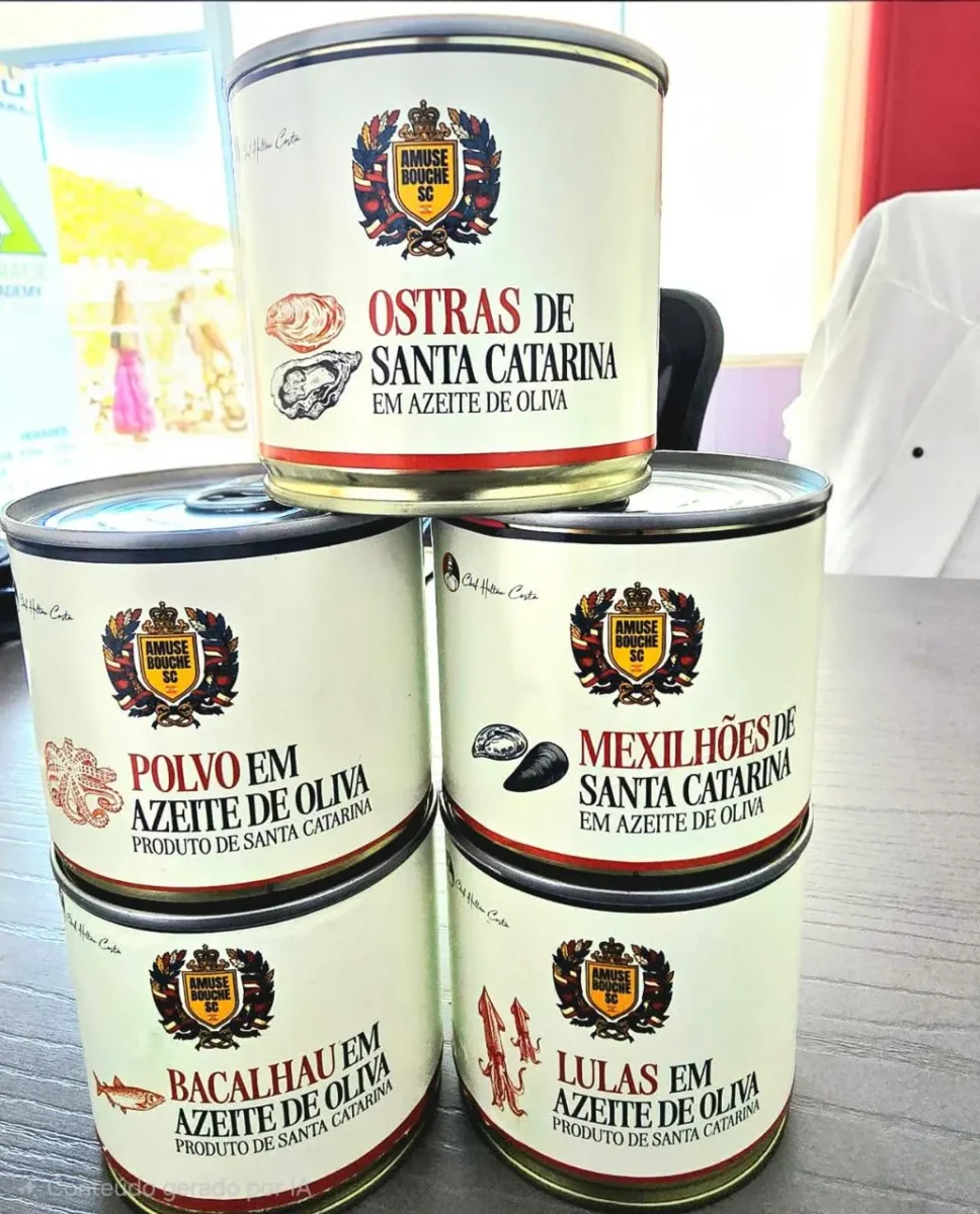 Primeiro enlatamento de ostras e mexilhoes do Brasil surge em Florianopolis Amuse Bouche SC
