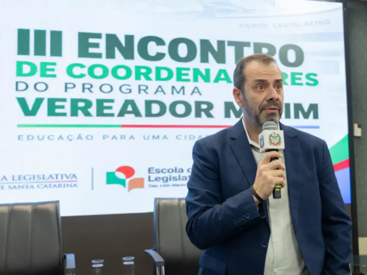Alexandre Fagundes, diretor da Escola do Legislativo da Alesc.