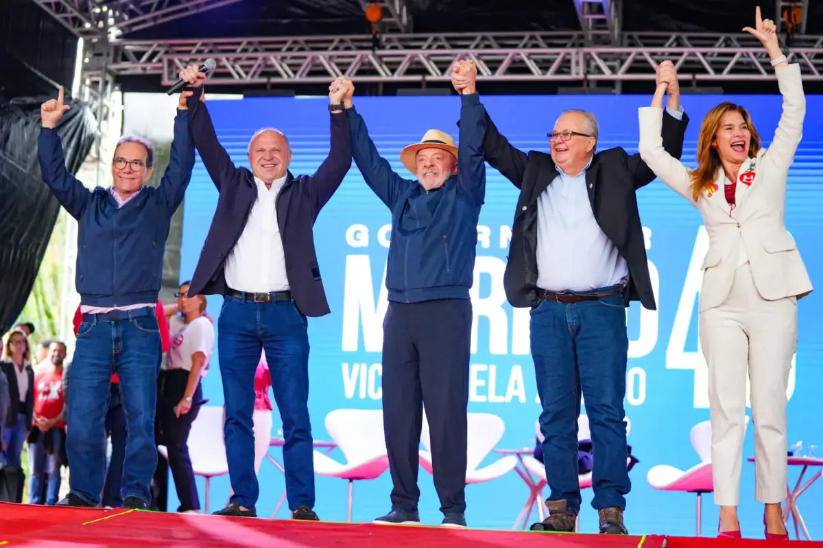 candidatos do time do lula em Santa Catarina ato o Brasil pronto para mais 2026