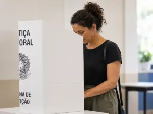 eleicoes votacao voto mulher votando urna