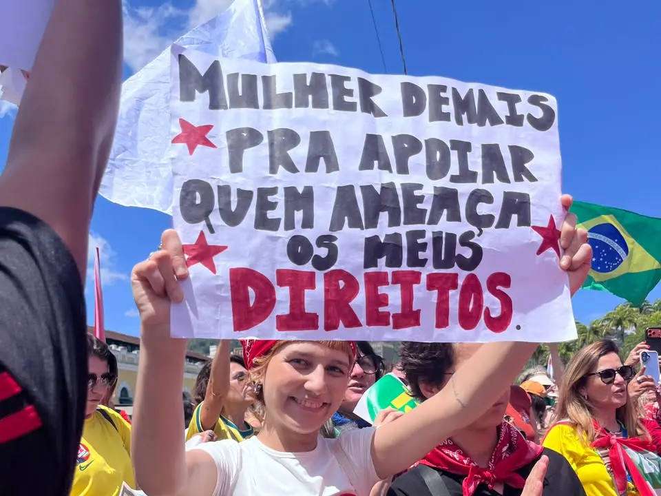 ato mulheres com lula floripa 2026 outubo 02